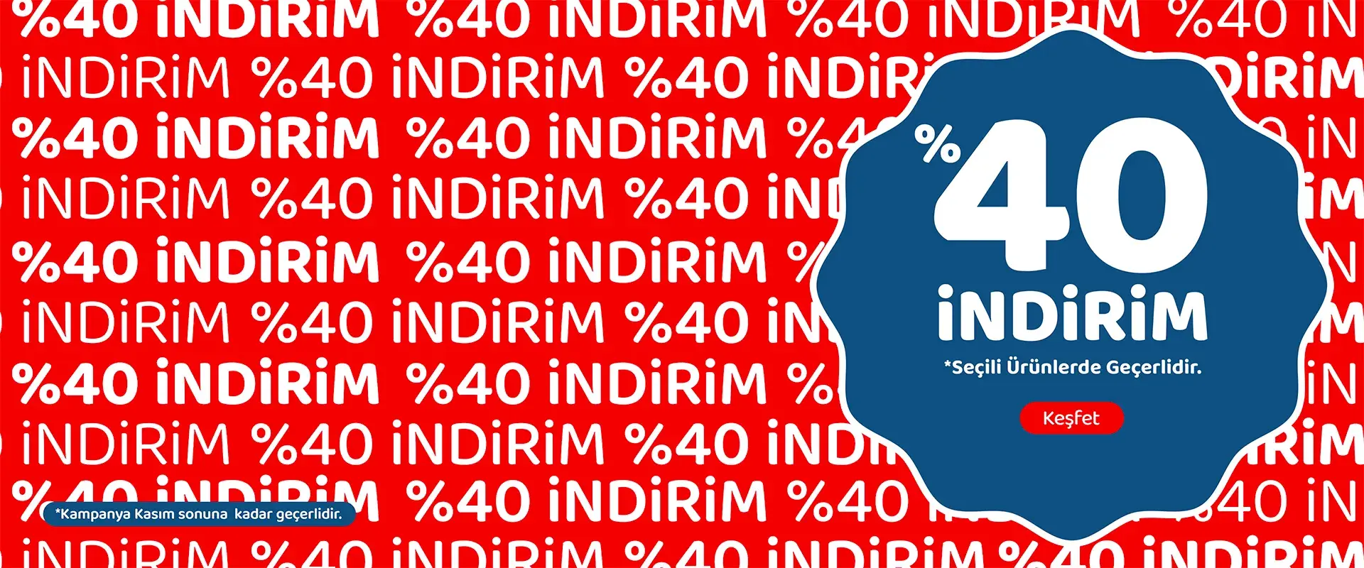%40 İndirim