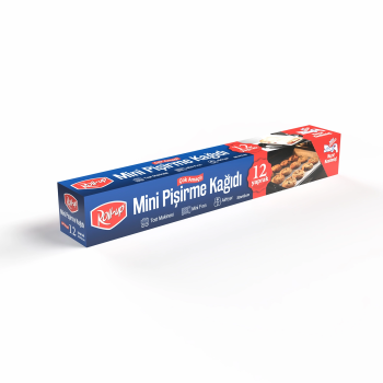 Roll-up Airfry, Tost, Fırın İçin Mini Kesilmiş Pişirme Kağıdı 30x42cm - Roll-up