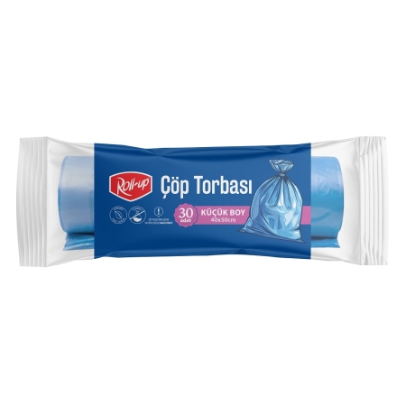 Roll-up Çöp Torbası Küçük 40x50cm 30 Adet - Roll-Up