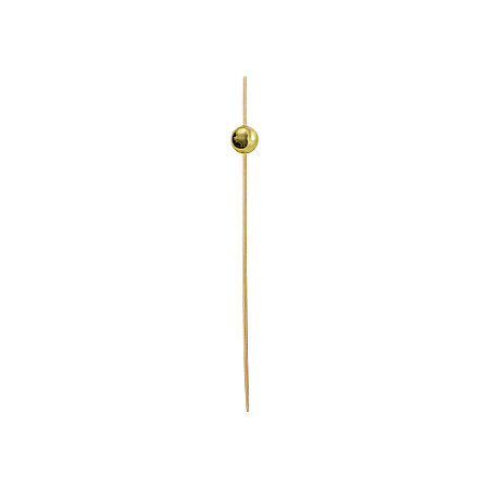 Roll-up Dekoratif Bambu Kürdan Gold Top 12cm 50 Adet - 2