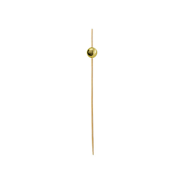 Roll-up Dekoratif Bambu Kürdan Gold Top 12cm 50 Adet - 2