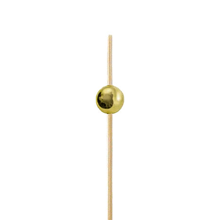 Roll-up Dekoratif Bambu Kürdan Gold Top 12cm 50 Adet - 3