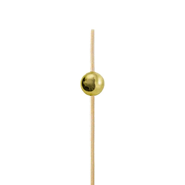 Roll-up Dekoratif Bambu Kürdan Gold Top 12cm 50 Adet - 3