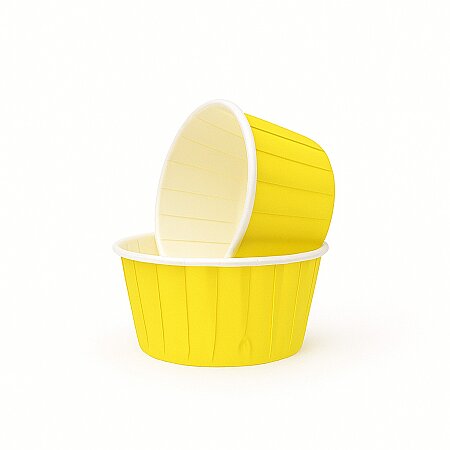 Roll-up Muffin Kek Kapsülü Sarı 50 Adet - Roll-Up