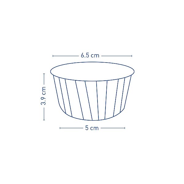 Roll-up Muffin Kek Kapsülü Siyah 50 Adet - 2