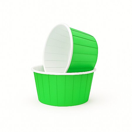 Roll-up Muffin Kek Kapsülü Yeşil 50 Adet - Roll-Up