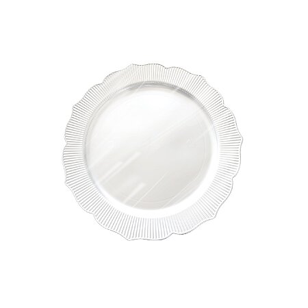 Roll-Up Plastik Kalın Tabak Küçük 18 cm Beyaz 6 Adet - Roll-Up