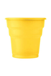 Roll-up Plastik Meşrubat Bardağı Sarı 180cc-7oz 25li - Roll-up