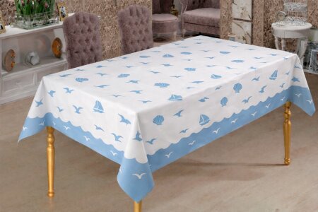 Roll-up Rulo Kağıt Masa Örtüsü Marin Desenli 100 x 150cm 16 Yaprak - Roll-up
